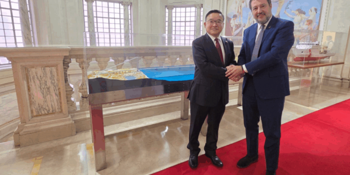 Infrastrutture, il Ministro Salvini incontra l’ambasciatore cinese