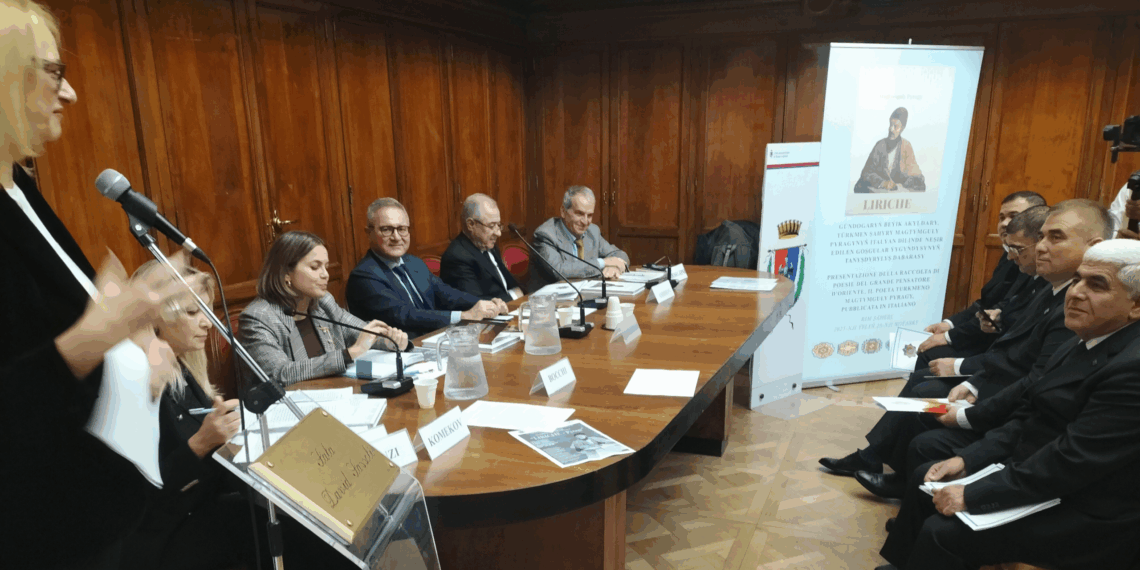 L’ISIA presenta a Roma l’opera “Liriche” del poeta turkmeno Pyragy