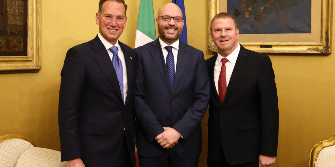 Il Presidente della Camera Fontana incontra gli Ambasciatori USA in Italia e Santa Sede