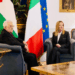 Il Premier Giorgia Meloni incontra il Presidente della Palestina Mahmoud Abbas