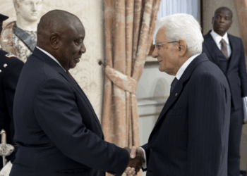 Mattarella riceve il Presidente della Repubblica del Sudafrica