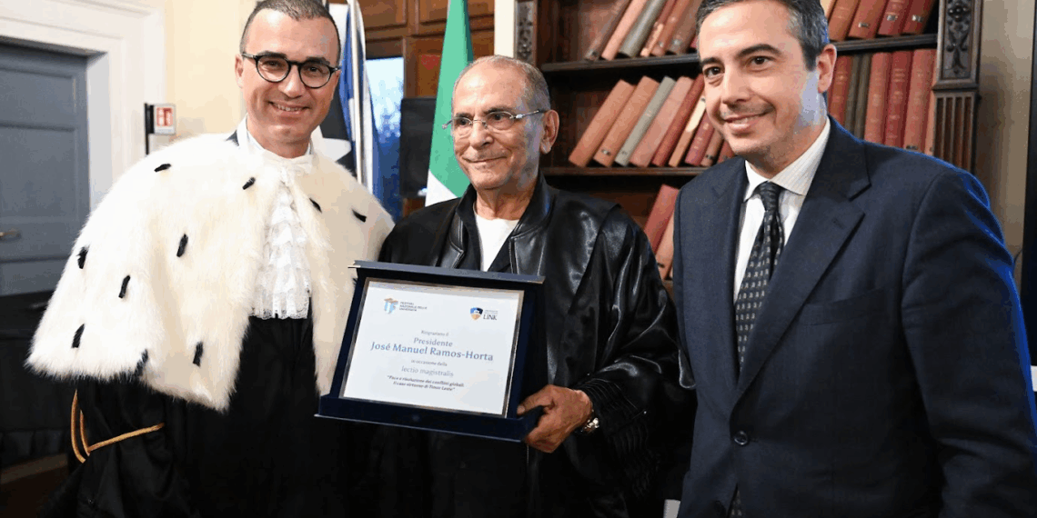 Roma accoglie José Ramos-Horta, Nobel per la Pace e nuovo Professore alla Link