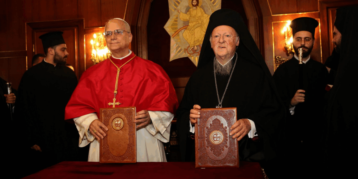 L’incontro storico fra Papa Leone XIV e il Patriarca Bartolomeo