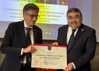 Conferito dall’Università di Camerino diploma di benemerenza ad Ambasciatore del Kazakhstan Yerbolat Sembayev