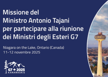 Il Ministro Tajani in Canada per la Ministeriale Esteri G7