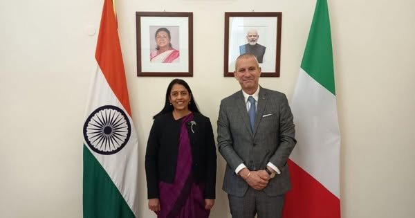 Italia–India: incontro strategico tra Andrea Di Giuseppe e l’Ambasciatrice Vani Rao