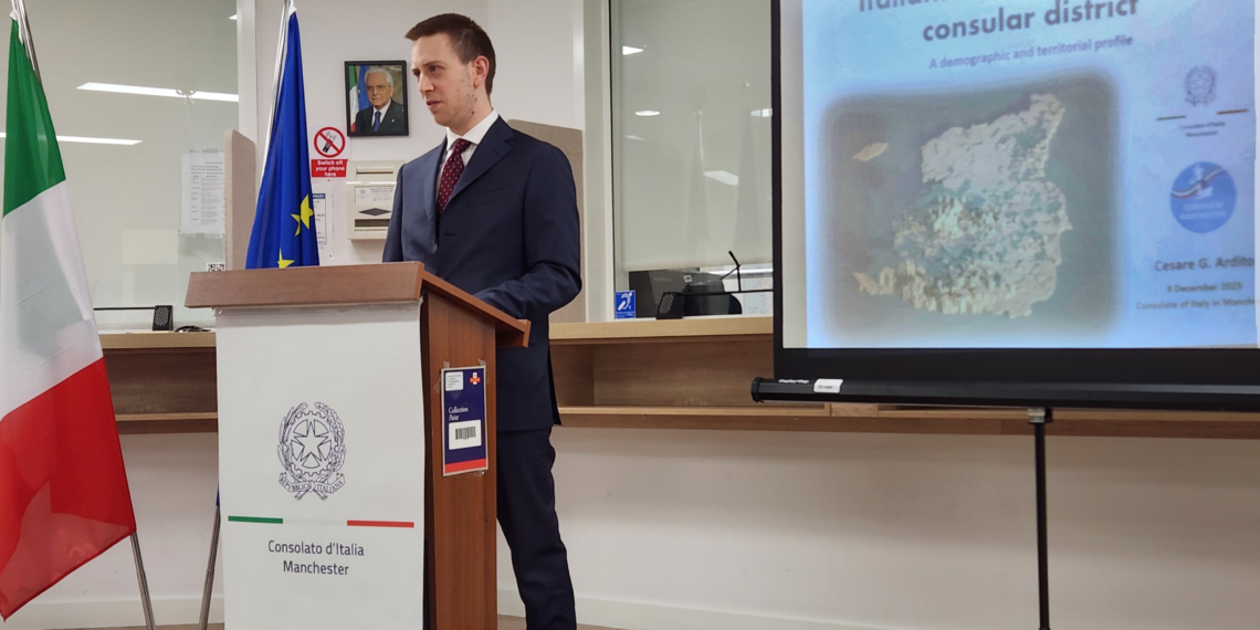 “Gli italiani nella circoscrizione consolare di Manchester”: presentato nuovo studio statistico al Consolato