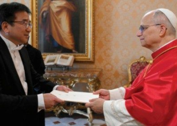 L’Ambasciatore del Giappone presso la Santa Sede Koji Abe ha presentato Lettere Credenziali a Leone XIV