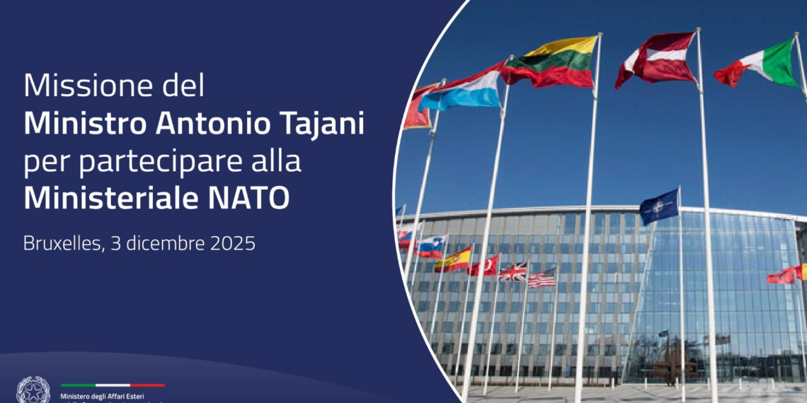 Il Ministro Tajani alla Ministeriale Esteri della NATO