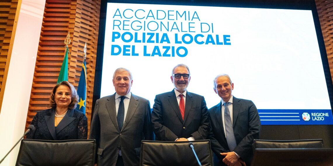Polizia Locale, nasce l’Accademia Regionale del Lazio. Alla presentazione anche il Ministro Tajani
