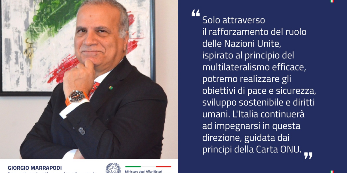 Giorgio Marrapodi è il nuovo Ambasciatore e Capo Rappresentanza Permanente d’Italia presso l’ONU a New York