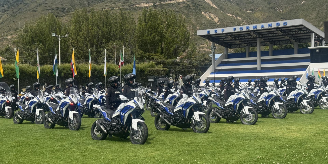 Una flotta di 264 moto dello storico marchio italiano “Morini” consegnate alla Polizia Nazionale dell’Ecuador
