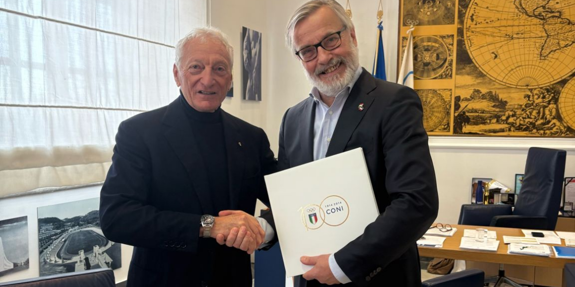 Coni, il Presidente Buonfiglio incontra l’Ambasciatore dei Paesi Bassi Michael Stibbe