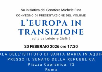 UE: venerdì al Senato presentazione del Volume “L’Europa in Transizione”