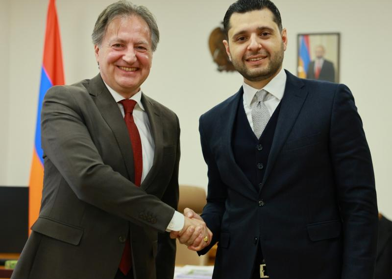 Armenia, l’Ambasciatore Alessandro Ferranti incontra il Ministro dell’Ambiente Hambardzum Matevosyan