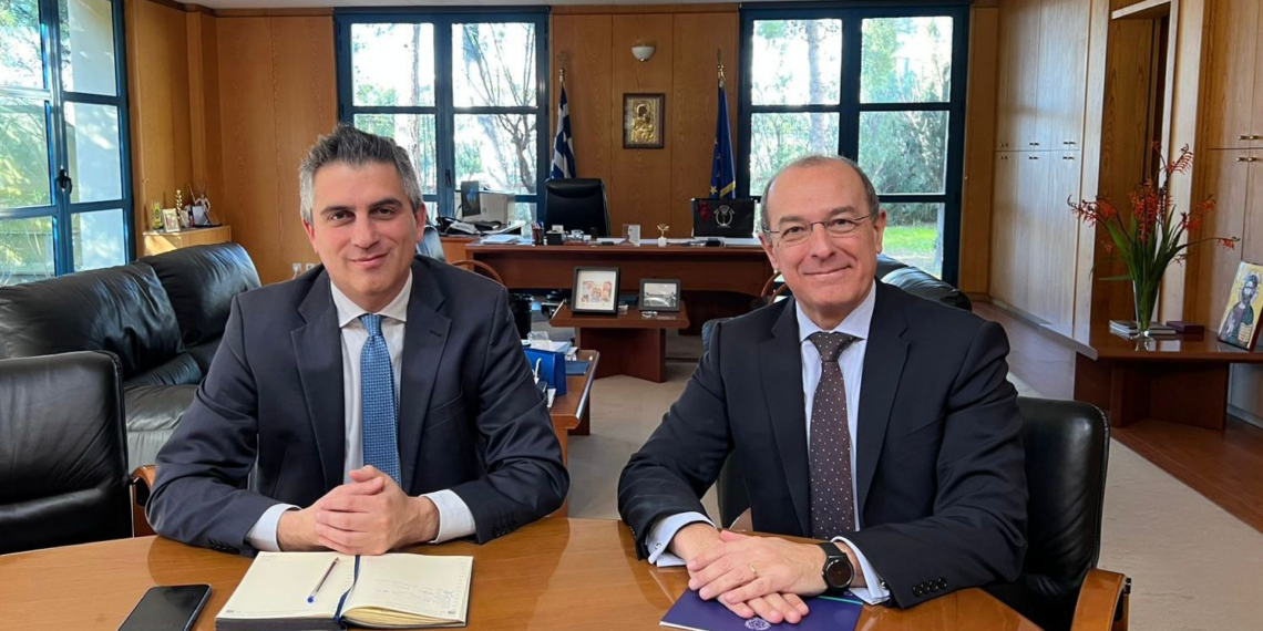 L’Ambasciatore Cuculi incontra il Ministro dei Trasporti greco Dimas