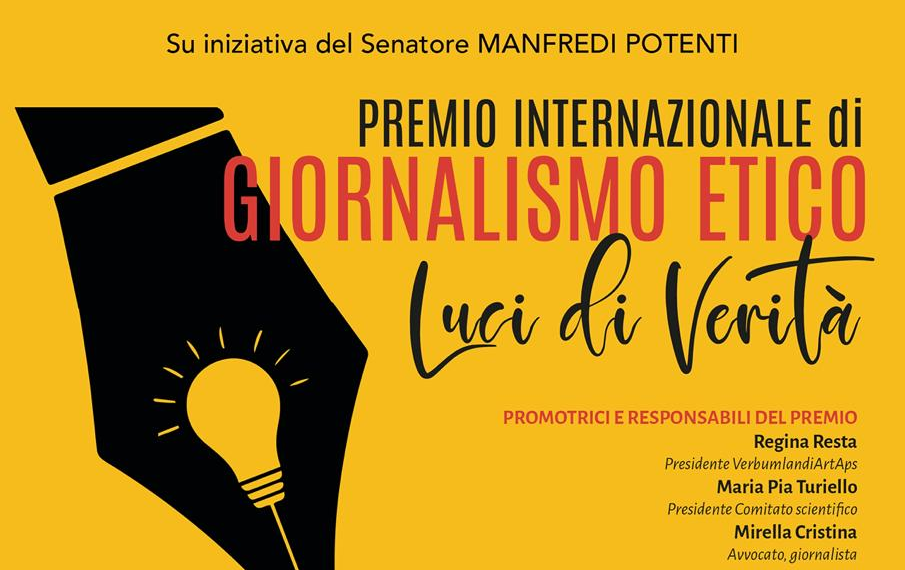 Premio Giornalistico Etico “Luci di Verità”,  i nomi dei Vincitori