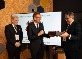 Milano, inaugurato il Consolato Onorario della Lettonia in Lombardia alla presenza del Presidente Rinkēvičs