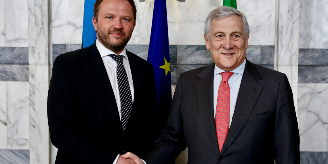 A Roma la visita del Ministro degli Esteri estone Tsahkna: sicurezza euro-atlantica, allargamento UE e cooperazione umanitaria al centro dei colloqui