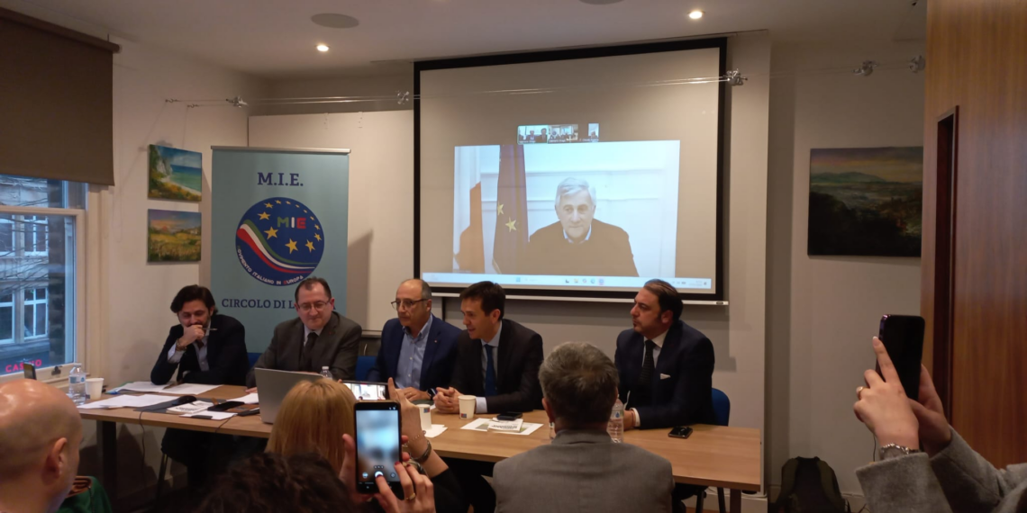 Londra, il Ministro Tajani interviene al dibattito del Circolo MIE sul Referendum Giustizia