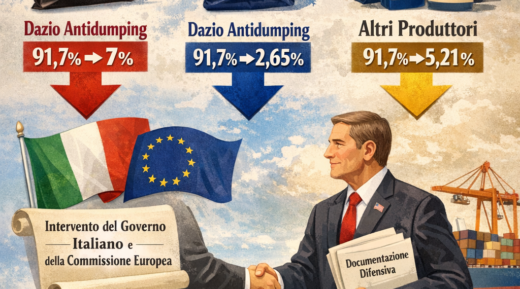L’Amministrazione Usa abbassa i Dazi antidumping ai produttori di pasta italiani