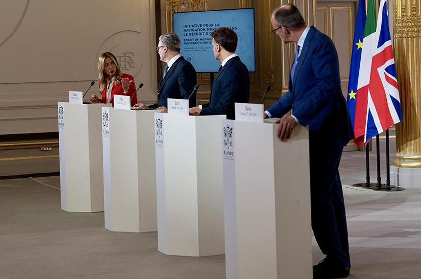 Il Presidente Meloni partecipa alla Conferenza sulla navigazione marittima nello Stretto di Hormuz