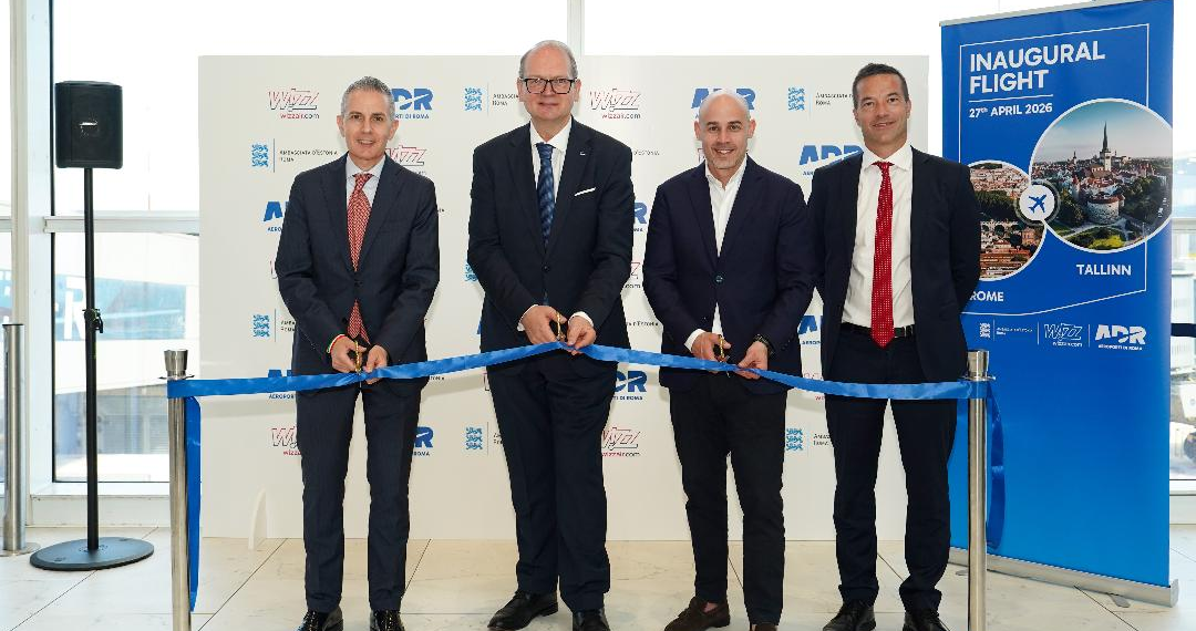 Tallinn–Roma: inaugurato il volo diretto Wizz Air. L’Ambasciata d’Estonia rafforza i legami bilaterali