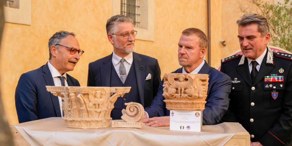 Presentati a Roma 337 beni rimpatriati dagli Stati Uniti