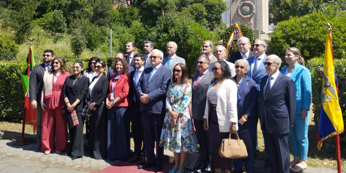 L’Ecuador celebra a Roma il 204º Anniversario della Battaglia di Pichincha