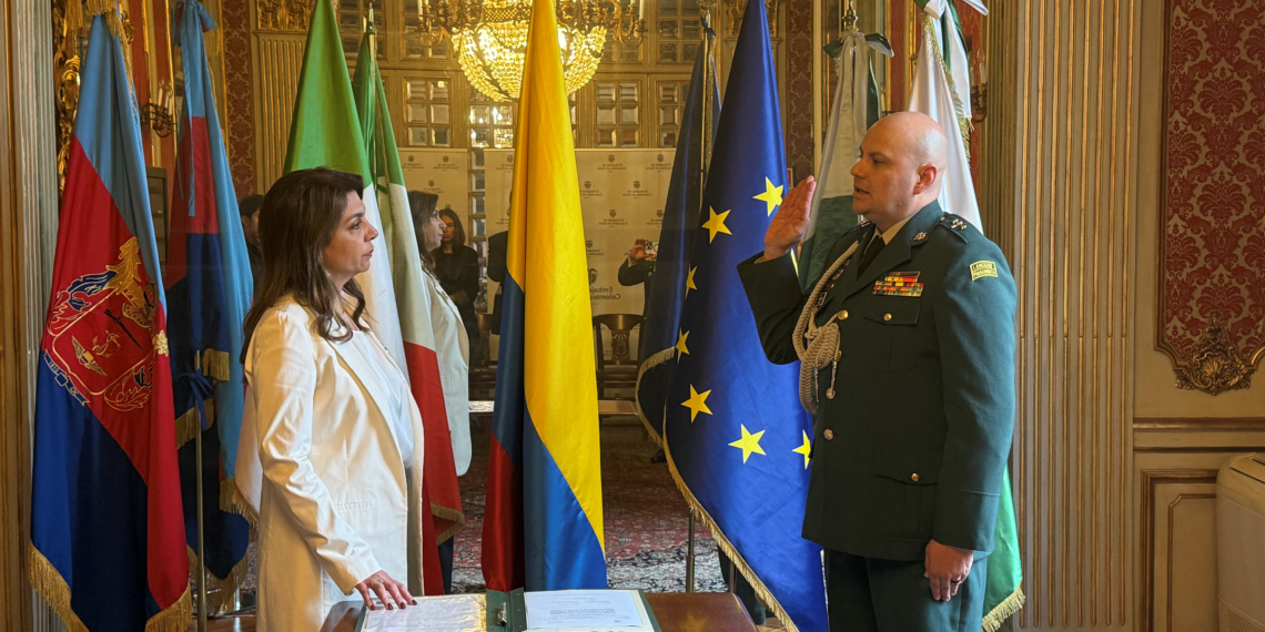 Il Colonnello Johan Gelvez Peña è il nuovo Addetto Militare dell’Ambasciata di Colombia