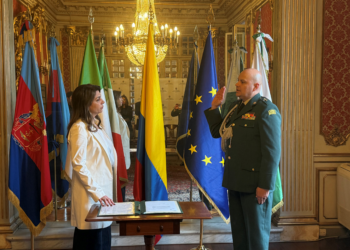Il Colonnello Johan Gelvez Peña è il nuovo Addetto Militare dell’Ambasciata di Colombia