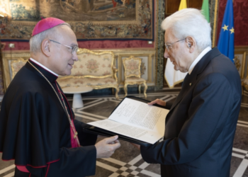 Il Presidente Mattarella ha ricevuto le Credenziali del nuovo Nunzio Apostolico, Mons. Peña Parra