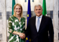 Tajani incontra la Ministra irlandese per gli Affari Esteri, il Commercio e la Difesa Helen McEntee
