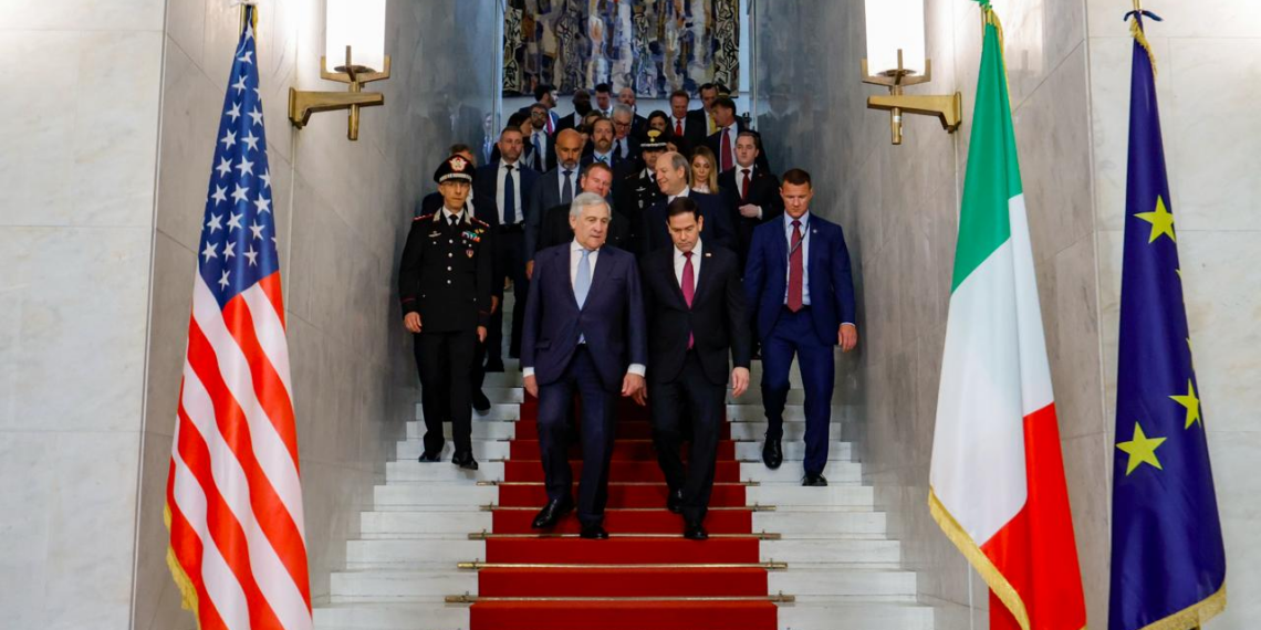 Incontro del Ministro degli Esteri Antonio Tajani con il Segretario di Stato statunitense Marco Rubio