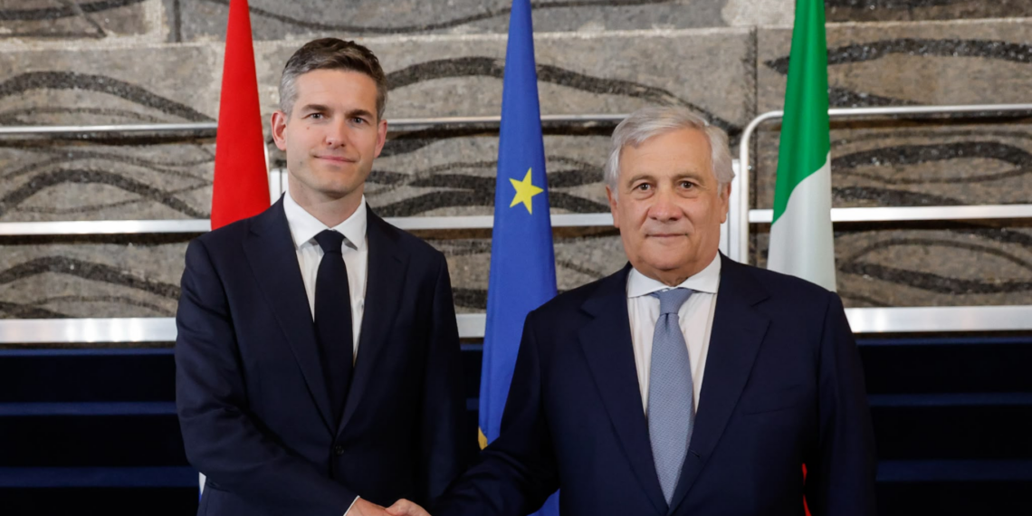 Tajani incontra il Ministro degli Esteri dei Paesi Bassi Tom Berendsen