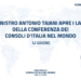 Al via la Conferenza dei Consoli d’Italia, aperta dai Ministri Tajani e Piantedosi