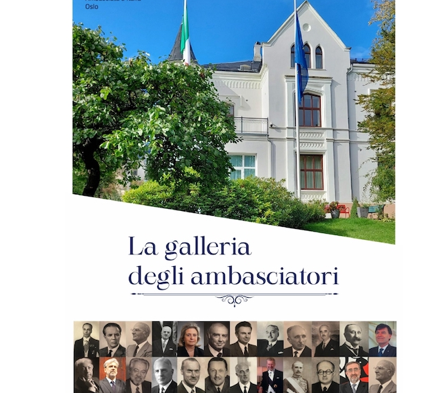 L’Ambasciata d’Italia a Oslo pubblica “La galleria degli Ambasciatori”