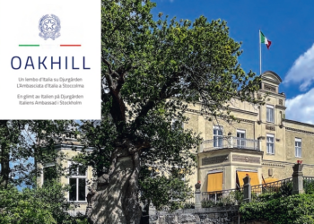 Nuovo Volume sull’Ambasciata d’Italia a Stoccolma: “Oakhill. Un lembo d’Italia su Djurgården”
