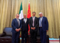 L’Incaricato d’Affari della Repubblica Popolare Cinese Lee Xiaoyong riceve il Presidente Isia Mario Morgoni