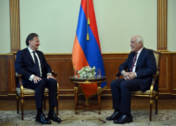 Incontro dell’Ambasciatore Ferranti con il Presidente della Repubblica d’Armenia Khachaturyan