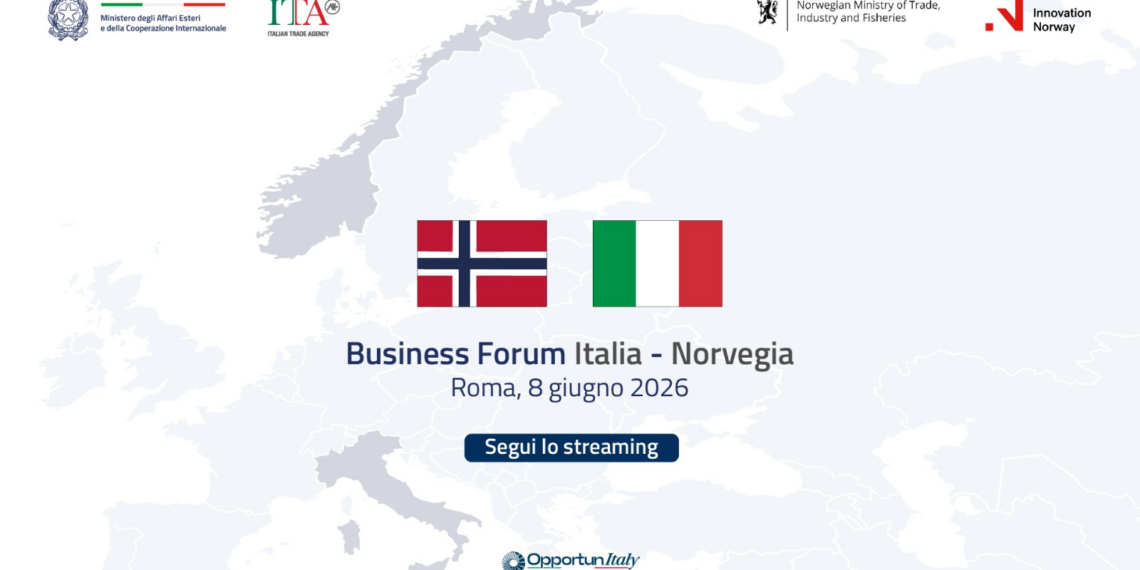 Tajani apre il Business Forum Italia-Norvegia dedicato a transizione energetica, marittimo verde, difesa e sicurezza delle infrastrutture
