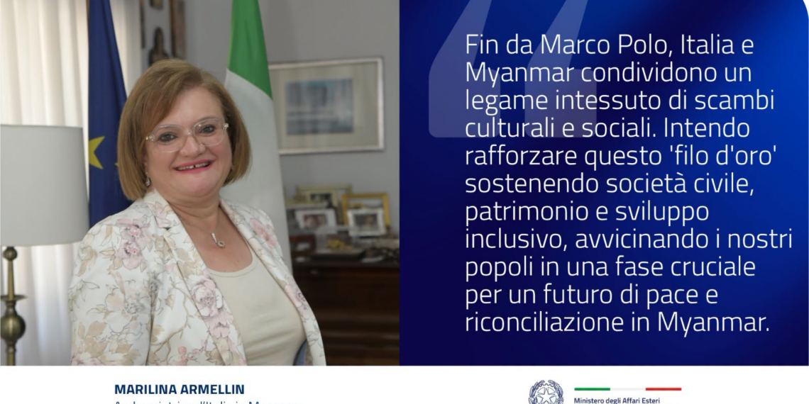 Marilina Armellin è la nuova Ambasciatrice d’Italia in Myanmar