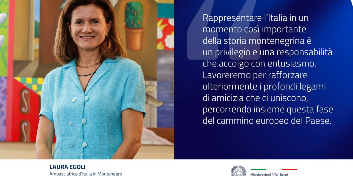 Laura Egoli è la nuova Ambasciatrice d’Italia in Montenegro