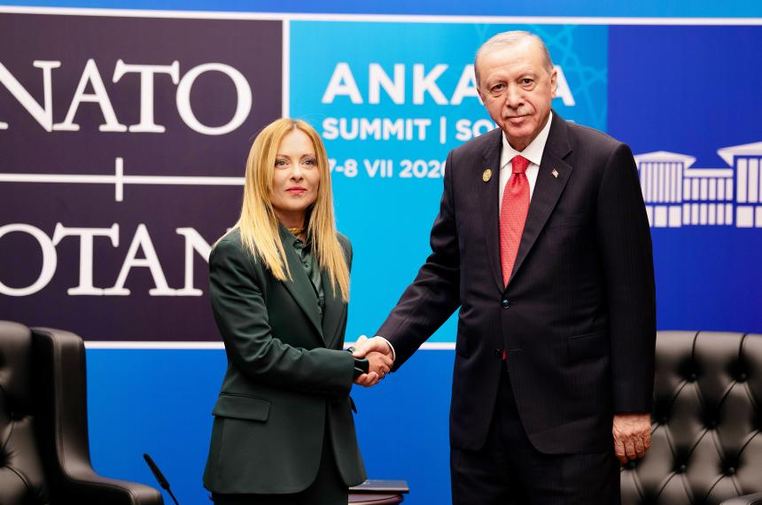 Vertice NATO di Ankara, incontro Meloni – Erdoğan