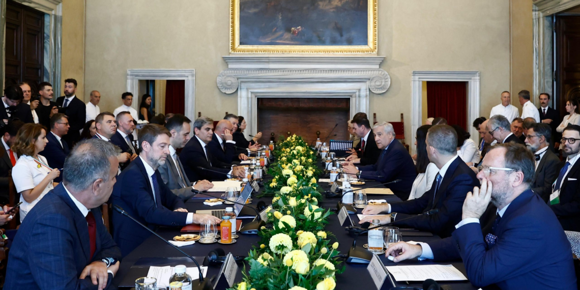 Il Ministro Tajani ha presieduto la Riunione ministeriale “Amici dei Balcani occidentali”