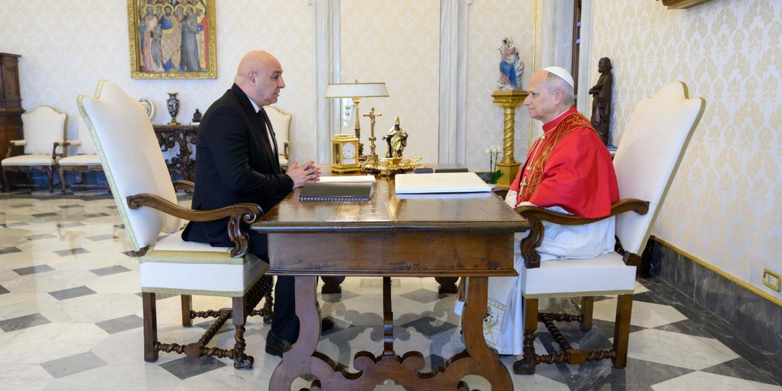 Papa Leone XIV incontra il presidente del Libano