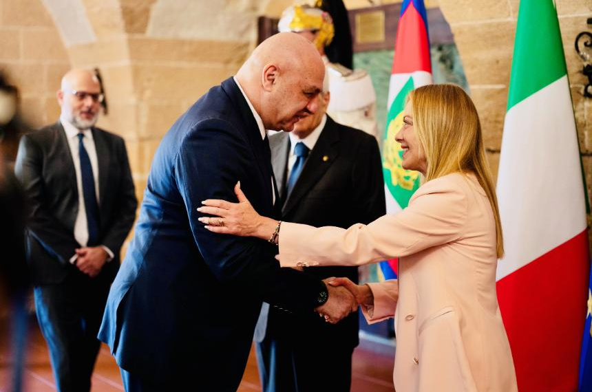 Giochi del Mediterraneo, il Premier Meloni incontra il Presidente della Repubblica libanese