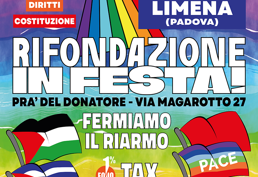 Festa nazionale di Rifondazione Comunista a Limena. Tra gli ospiti gli Ambasciatori di Cuba e Palestina