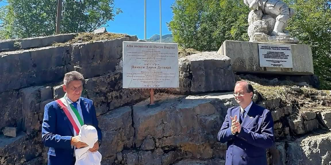 Vagli Sotto inaugura la targa per Darya Dugina, tra amicizia russo‑italiana e polemiche