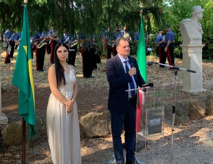 Fabio Porta (PD) rende omaggio ad Anita Garibaldi nella celebrazione promossa dalle Ambasciate di Brasile e Uruguay